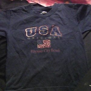 USA blue t shirt Panama City beach